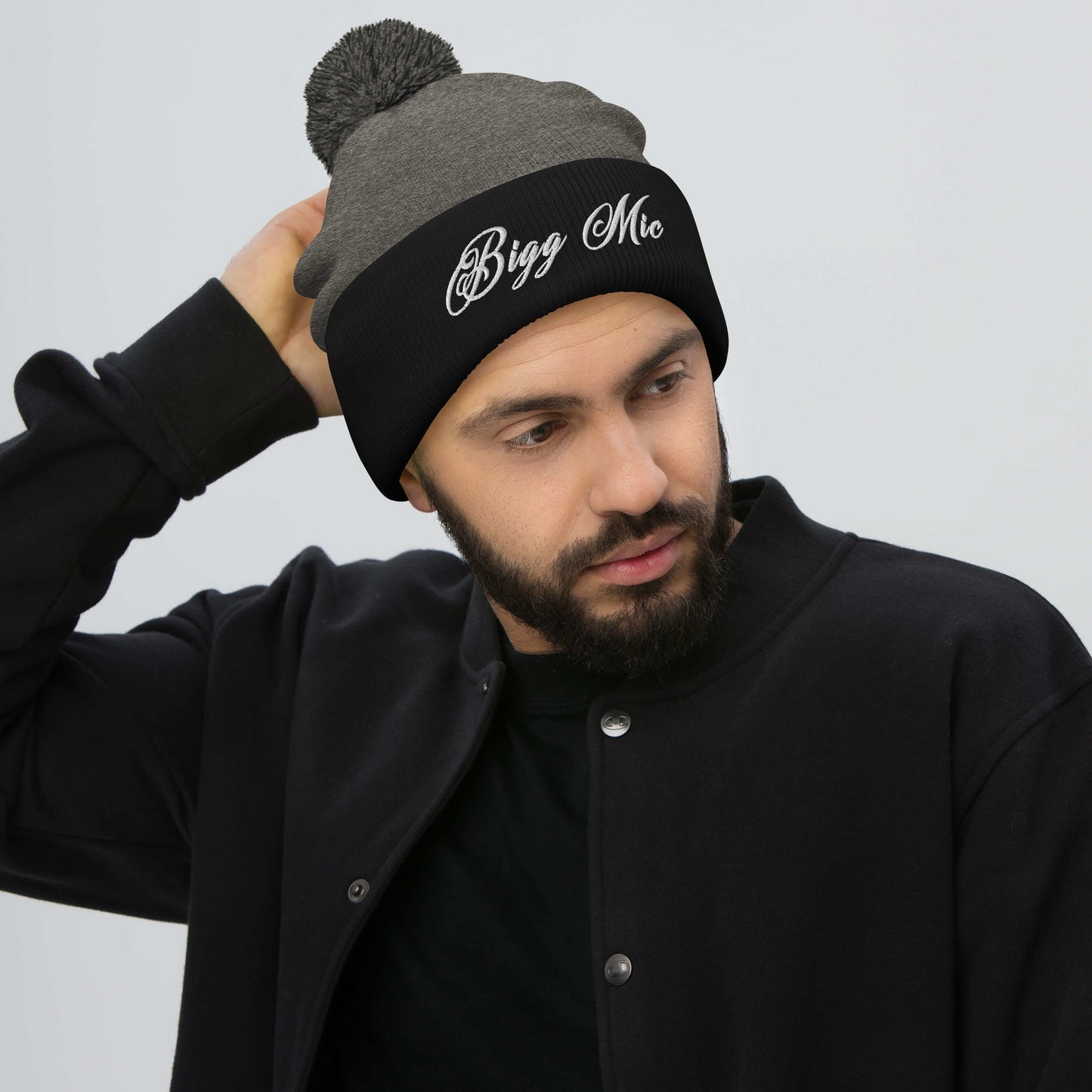 Bigg Mic - Pom-Pom Knit Beanie