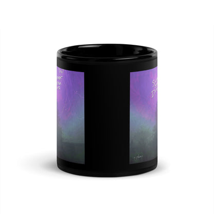 Summer Storm Dreams - Black Glossy Mug