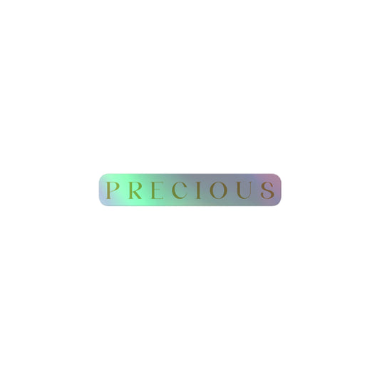 Precious Gold - Holographic Sticker