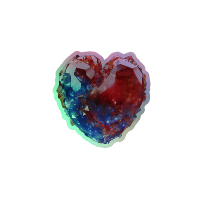 Precious Heart - Holographic Sticker