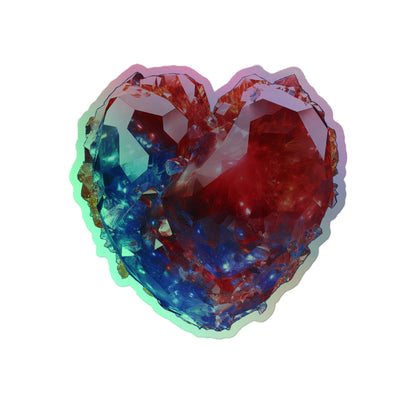 Precious Heart - Holographic Sticker