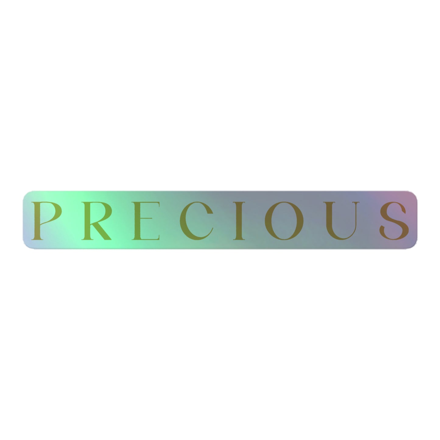 Precious Gold - Holographic Sticker