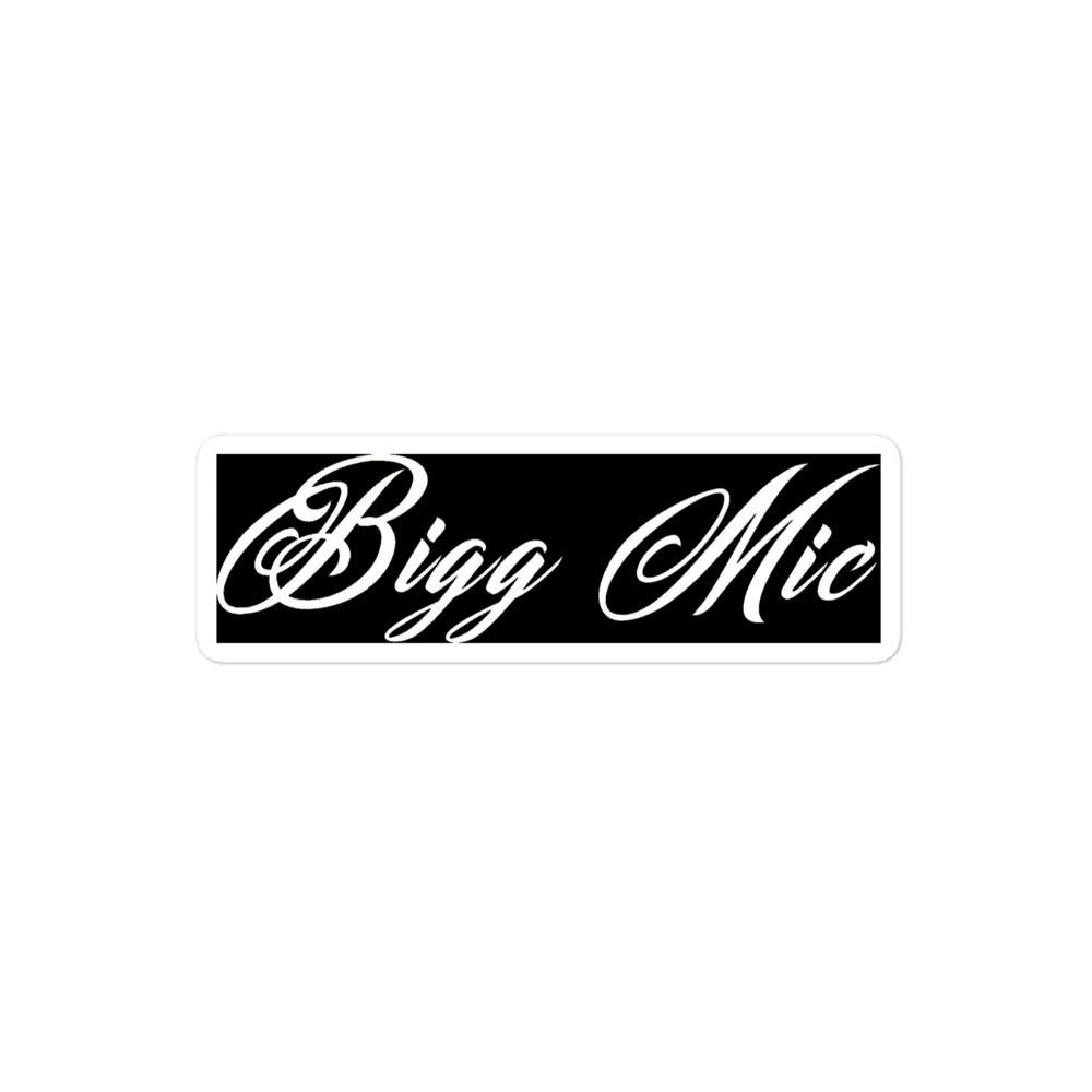 Bigg Mic - Bubble-free Sticker