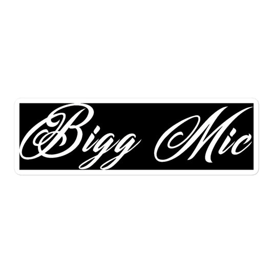 Bigg Mic - Bubble-free Sticker