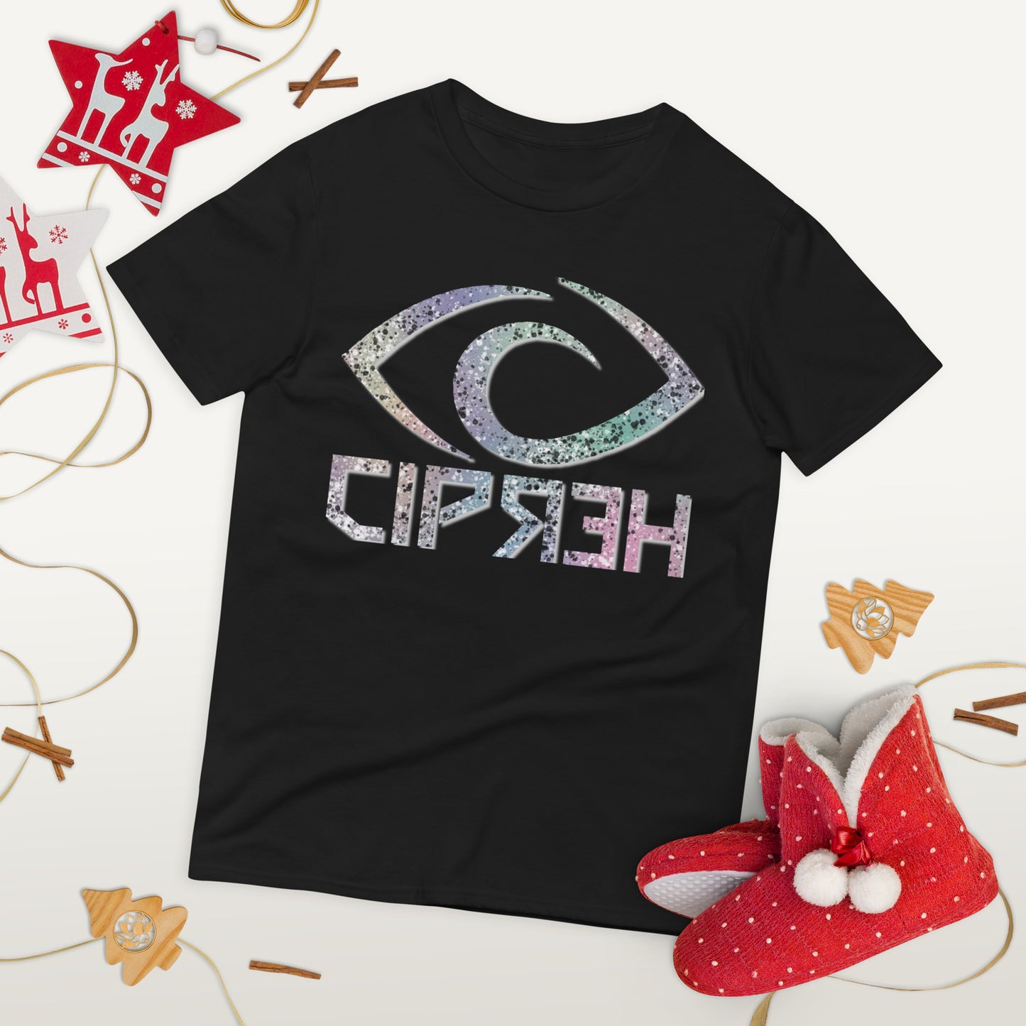 Cipher Pastel Splatter Logo - Unisex Lightweight T-Shirt