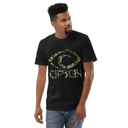 Cipher Camo Eye Logo - Unisex Lightweight T-Shirt