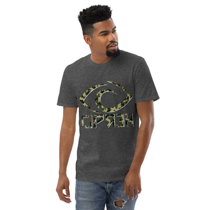 Cipher Camo Eye Logo - Unisex Lightweight T-Shirt