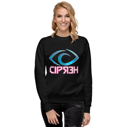 Cipher Blossom Logo - Unisex Premium Sweatshirt