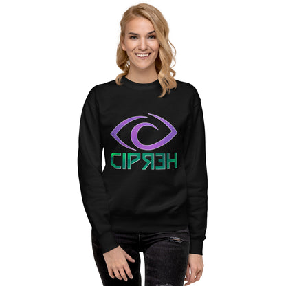 Cipher Dreaming Eye Logo - Unisex Premium Sweatshirt