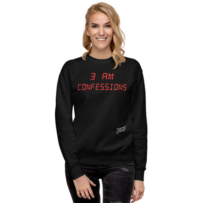 3 AM Confessions - Unisex Premium Sweatshirt