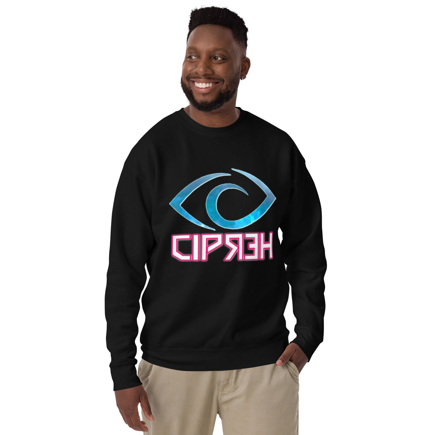 Cipher Blossom Logo - Unisex Premium Sweatshirt