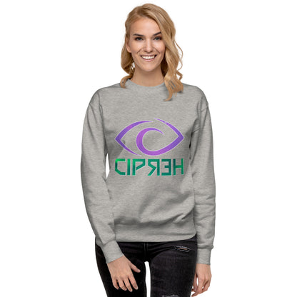 Cipher Dreaming Eye Logo - Unisex Premium Sweatshirt