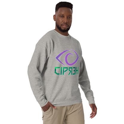 Cipher Dreaming Eye Logo - Unisex Premium Sweatshirt