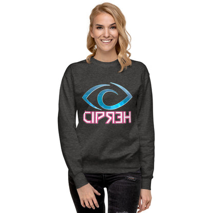 Cipher Blossom Logo - Unisex Premium Sweatshirt