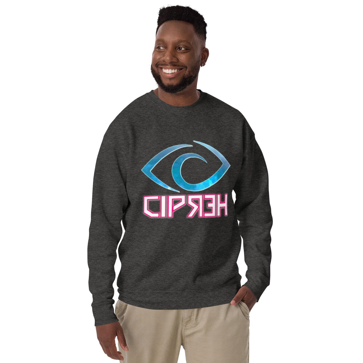 Cipher Blossom Logo - Unisex Premium Sweatshirt