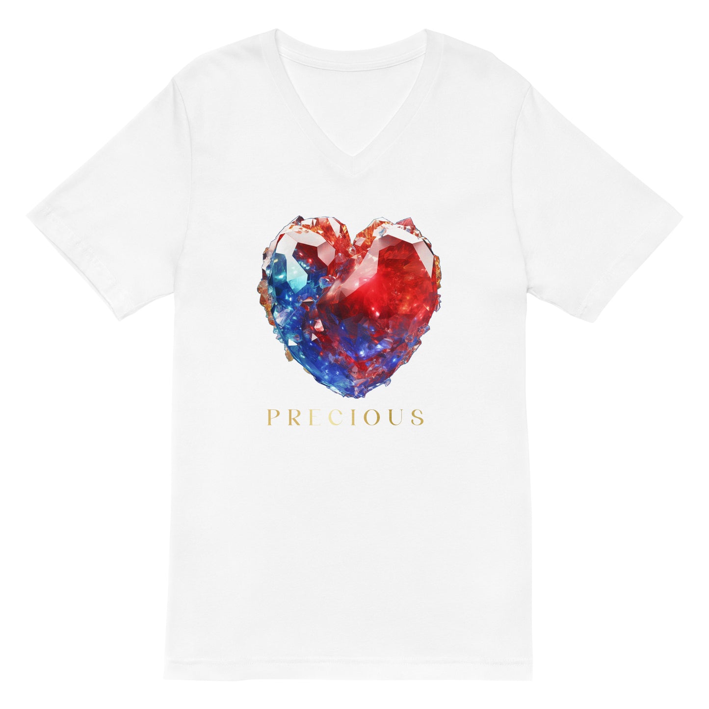 Precious - Unisex Short Sleeve V-Neck T-Shirt