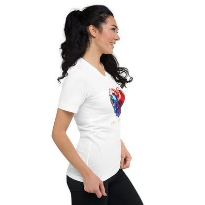 Precious - Unisex Short Sleeve V-Neck T-Shirt